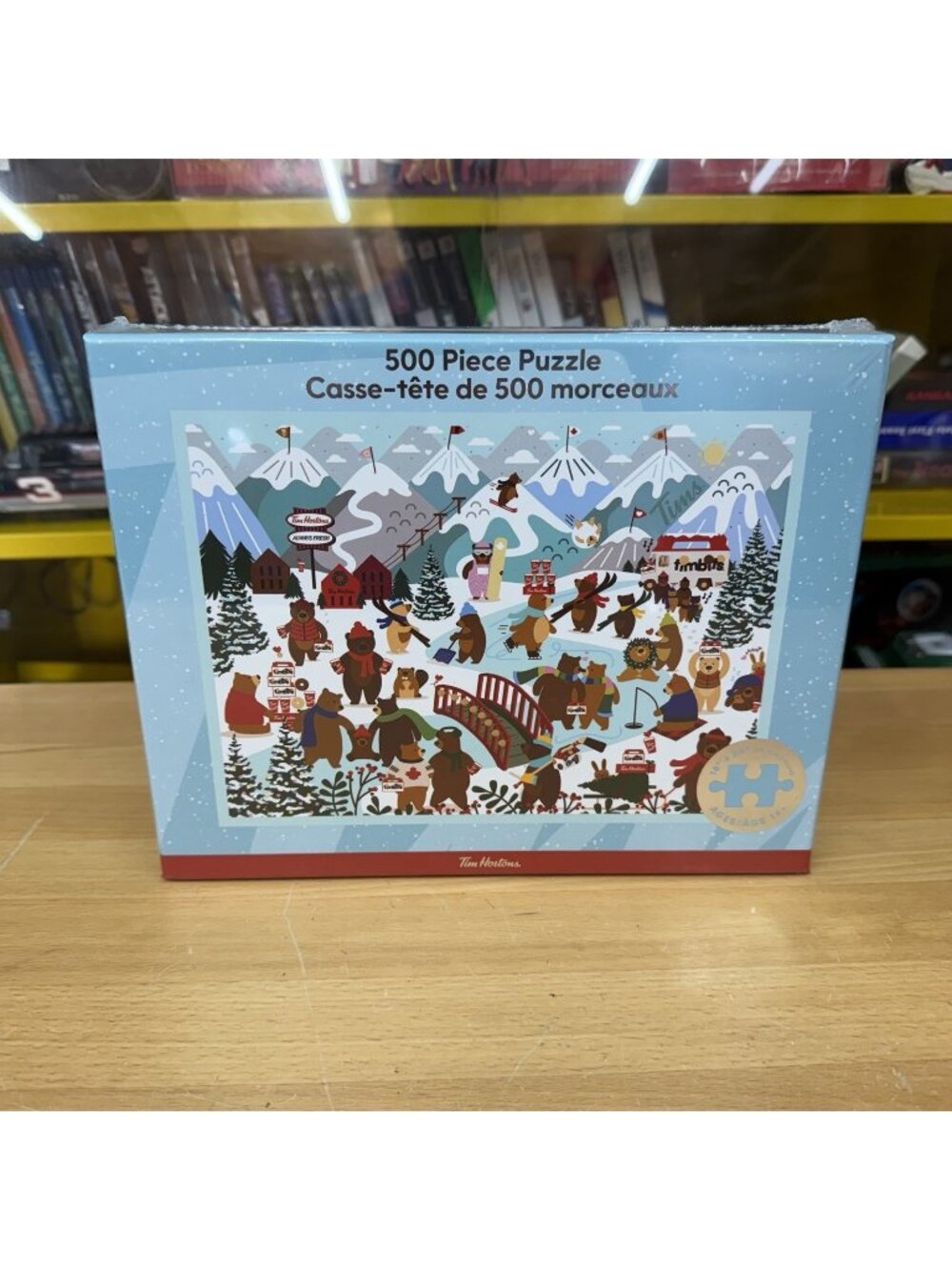 Tim Hortons 500 Piece Christmas Bear Puzzle New 2025 SEALED